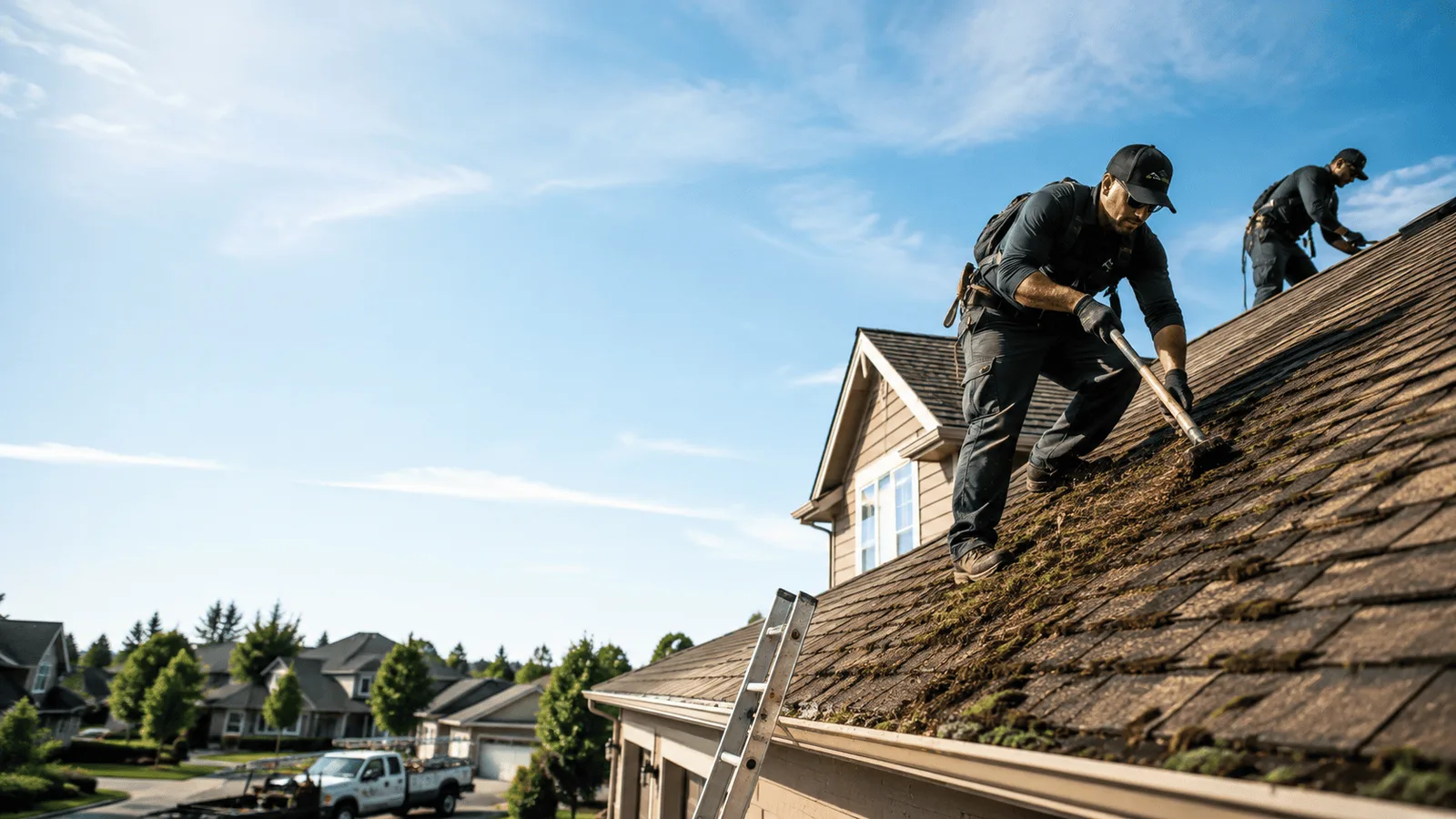 Roof Moss Removal in Burien, WA near me